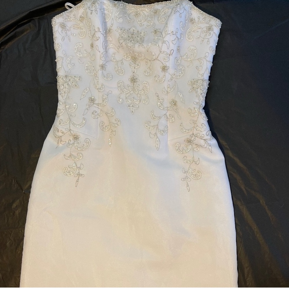 New JOLI BRIDAL Strapless Beaded Wedding Gown – Size 10 – Timeless Elegance